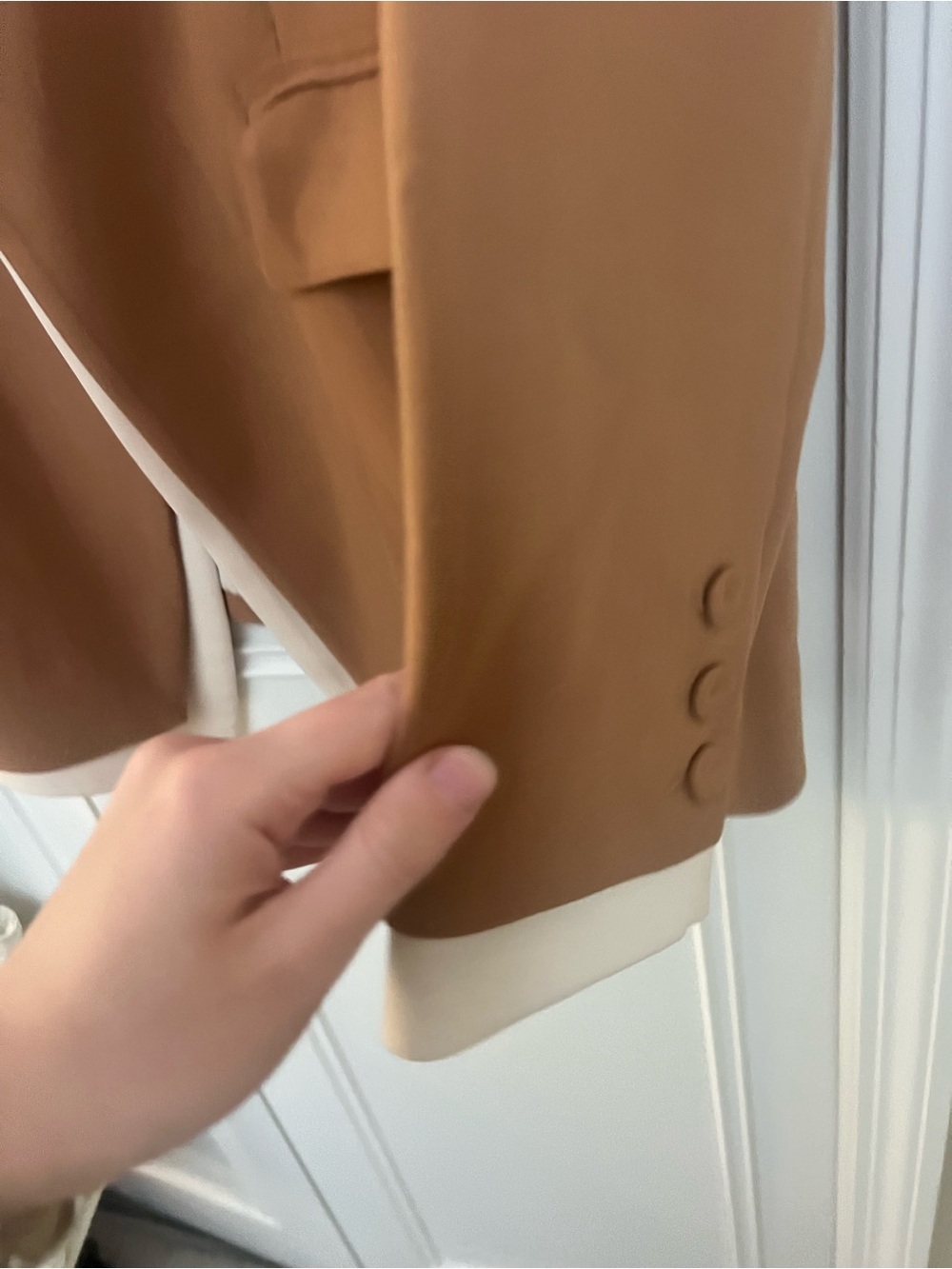 Favorite Daughter Medium THE KELLY BLAZER TAN - Picture 6 of 14